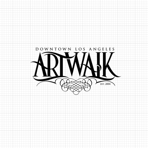 Downtown Los Angeles Art Walk logo contest Diseño de rhinografix