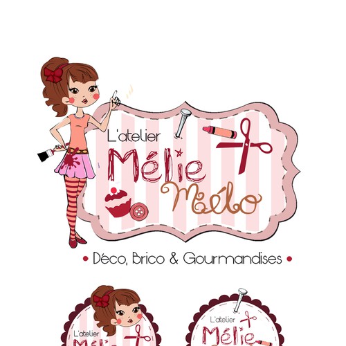 Créer un logo pour L'Atelier Méli-mélo : déco, brico et gourmandises ...