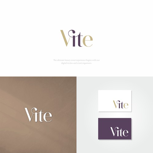 Design Luxury Service Brand related to weddings and high end events , main product is Digital invitations por Veselinova