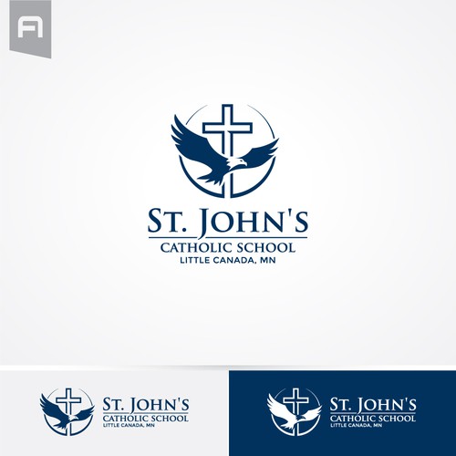 Design a beautiful logo for St. John's Catholic Church and School Design by a'DZ