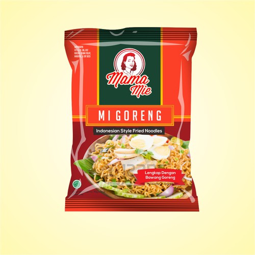 Create  an eyecatching label design for Mama Mie Instant Noodles Réalisé par nedzvolution