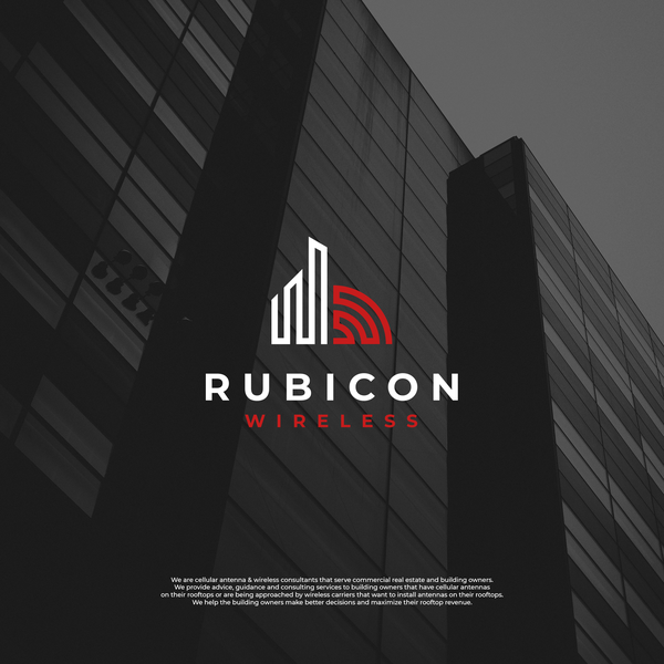 Design by David Kis titled "Bold logo design for a wireless company"