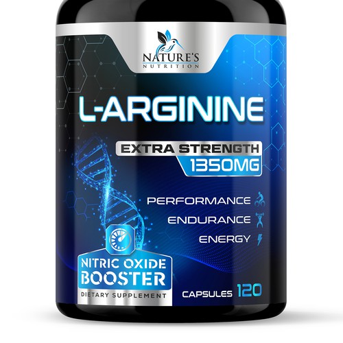 Powerful L-Arginine Capsules Design Needed for Nature's Nutrition Design by ✝DeSiGnEr✝JOHN