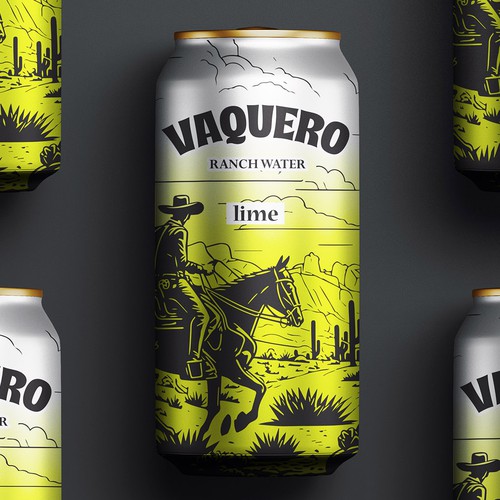 design a label for a new "Ranch Water" by the name of  "Vaquero" Design by Beaver Creative