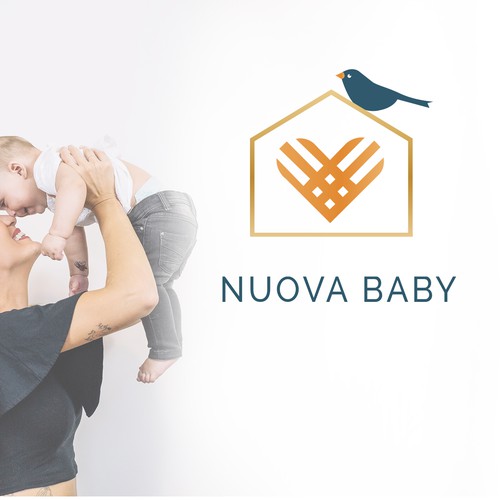 Design a modern and professional logo for Nuova Baby Design by Evangelina