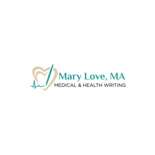 A friendly logo for a writer specializing in medicine & health Design by MK.n
