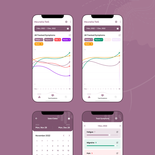 Symptom Tracker App Design von A.D.S