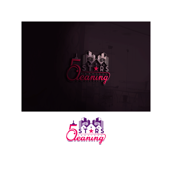 Design by Jack Co™️ titled "Luxury elegant feminine style for cleaning services"