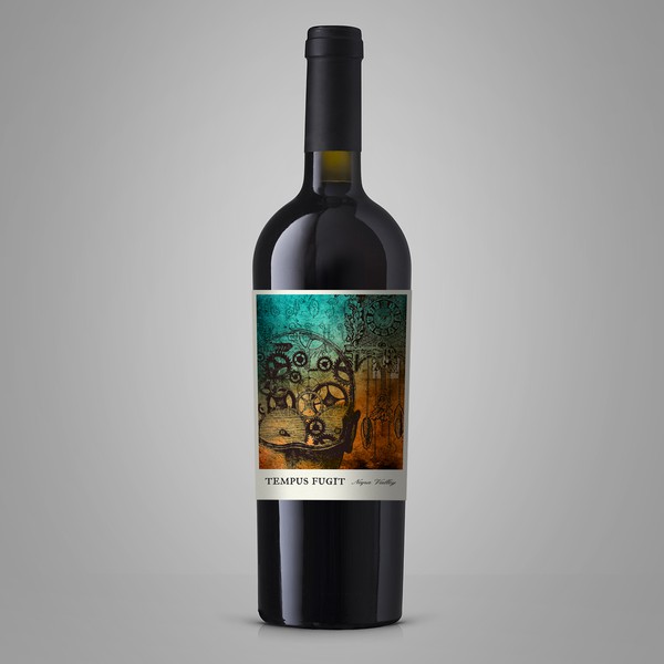 Tempus Fugit - Wine Label