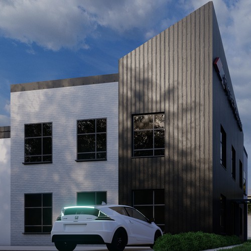 Modern Industrial / Flex Building Facelift Design by BenTō.