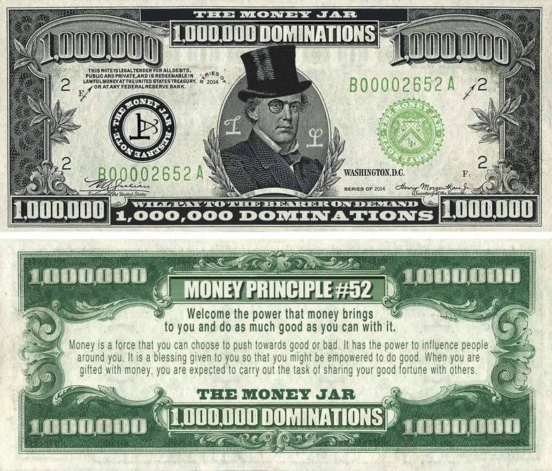 Put your mind on Money.. Design the 52 MONEY PRINCIPLES 1,000,000