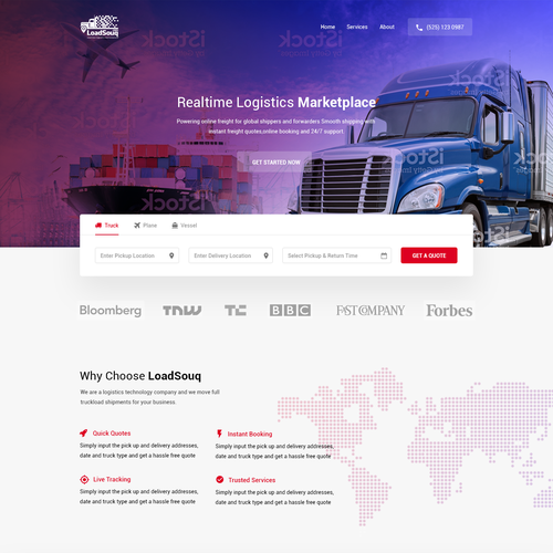 Home Page Website Design Design by Afrian Hanafi