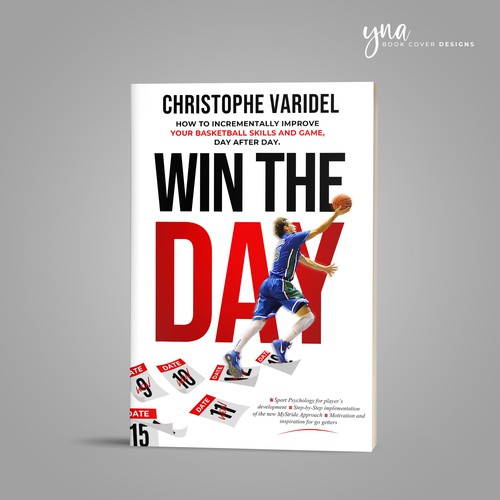 Book design - A book about basketball improvement and sport psychology Design by Yna