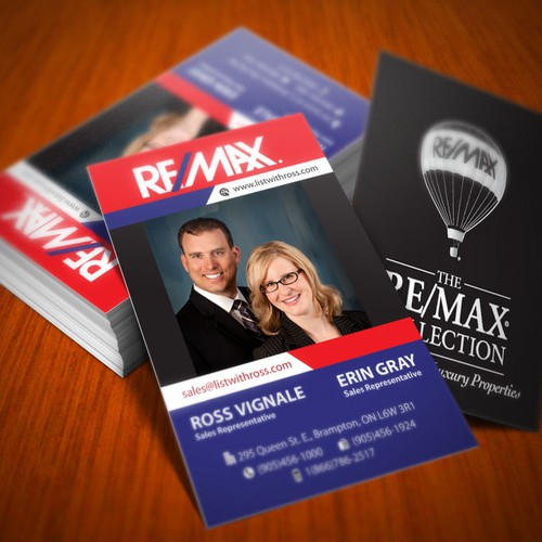 Create the next stationery for RE/MAX REALTY SERVICES INC, BROKERAGE デザイン by TheExG ❤