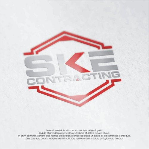 SKE Contracting Logo Design Design by maruto_kelopo™