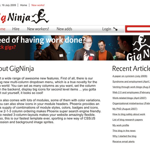 Design di GigNinja! Logo-Mascot Needed - Draw Us a Ninja di Ricoo