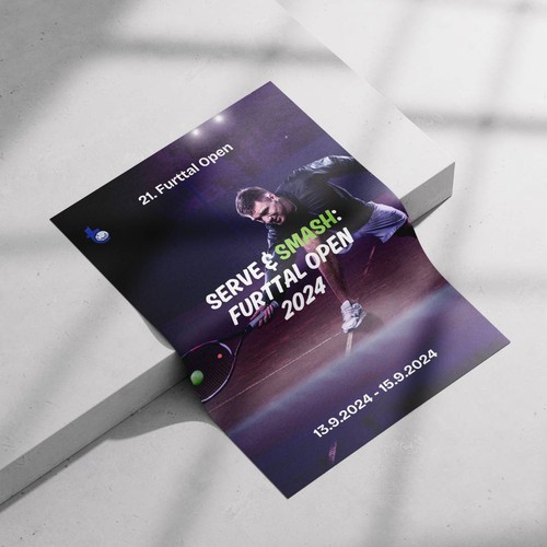 Aces & Action: Cool Flyer for a Tennis Tournament Design by umarr.graphics