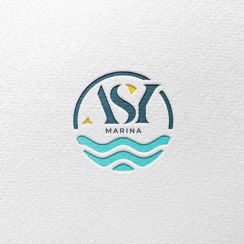Logo / Icon for ASY Marina Design by Thiago Caldeira