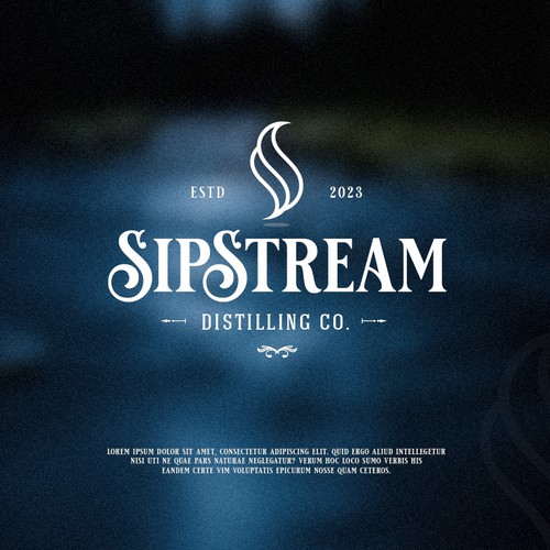 Create Logo for craft distillery SipStream Distilling Co. Design by ∙beko∙