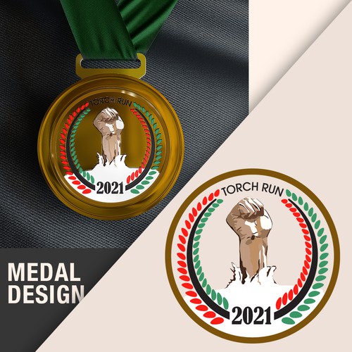 marathon medal Design by Andreart Q