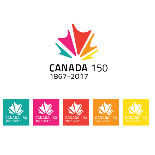 Community contest: Design Canada’s 150th birthday logo! Design by G.design.plus