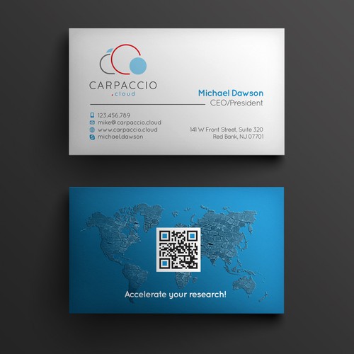 Give more muscle to research with graphic ID for CARPACCIO.cloud Design by kendhie