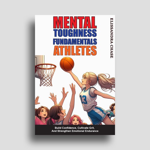 BASKETBALL! I need an attention-grabbing cover package for a sports themed non-fiction book Design by Creative Junejo