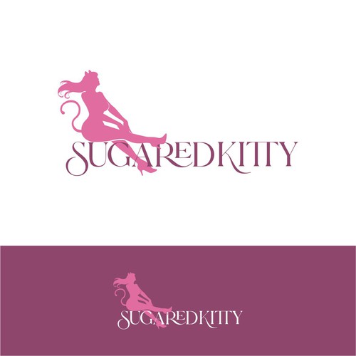 Design a SEXY kitty logo for a women's hair removal salon - Sugared Kitty - Studio Design by Hadeboga Studio