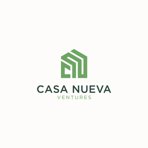 Real estate investing logo symbolizing growth Design by vecrow