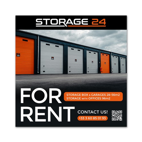 Creative banner design for a storage company Design by aleksandarzija