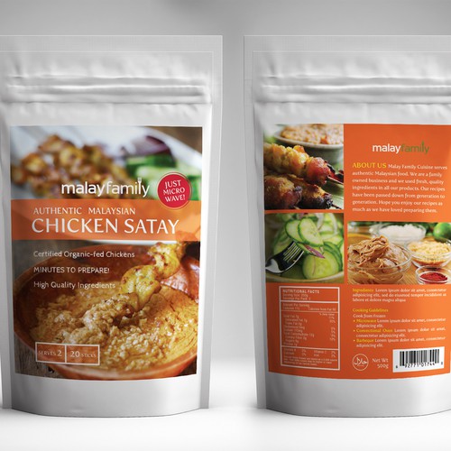 Create A Food Product Packaging For Malay Family Cuisine Product Packaging Contest 99designs