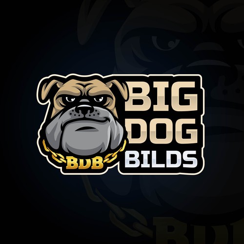 Big Dog Builds Logo Design by Rozart ®