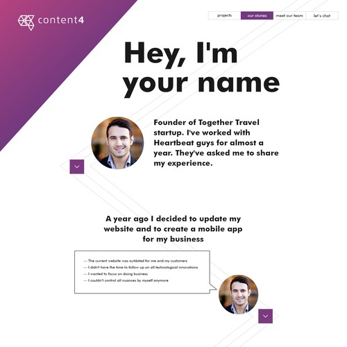 Web page design contest entry by Steve_job
