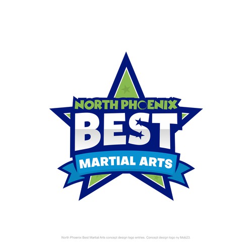 North Phoenix Best Martial Arts school logo Design by mob23