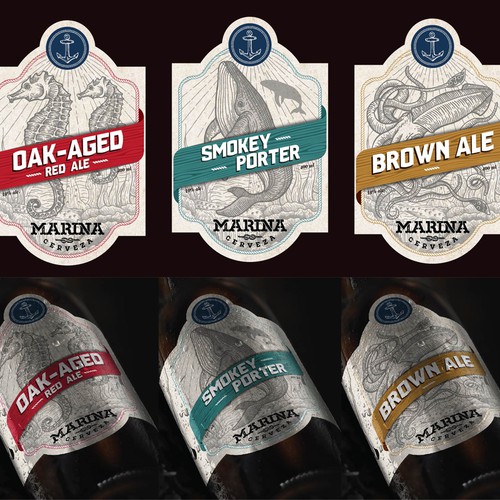 Create a vintage and timeless beer label for an up and coming mexican craft brewery! Design by MANTSA®