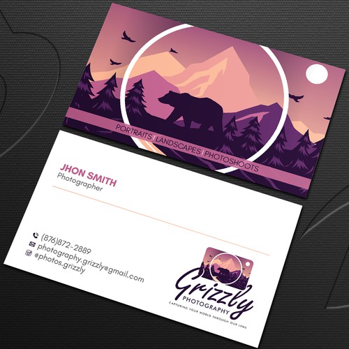 Unique business card design for Photography Business Design by Design sp