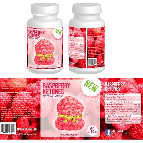 Help True Ketones with a new product label Design by qool80