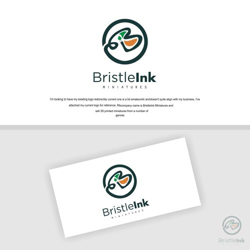 Reimagination and redesign of existing logo for 3D printing business. Design by Simbok99Art