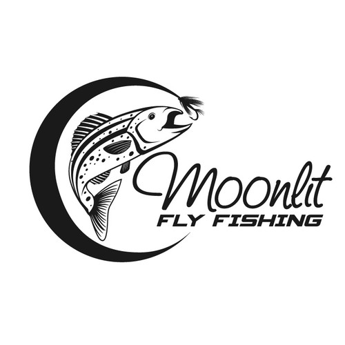 Fly Fishing Logo for Moonlit Fly Fishing Logo design contest
