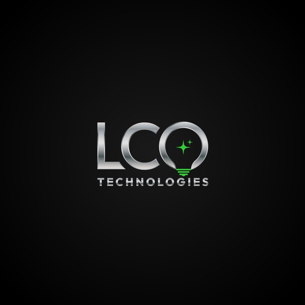 Minimalist Combination Logo Concept for LCO Technologies