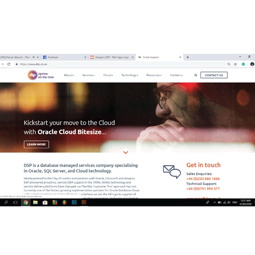 DSP - Wall logo Design by magnificokeanu