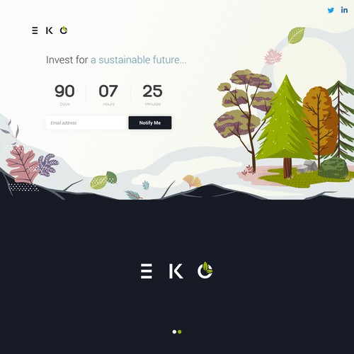 Logo design for sustainable investing platform (fintech) targeted at millennials Design by G  o  w  ã  n ™