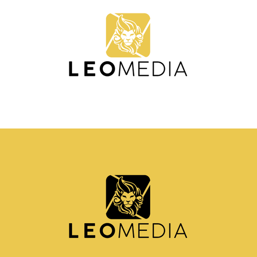 Logo for "LEO MEDIA", a media designer company, working mostly, but not only, as (live) cameraman Design by memindlogo