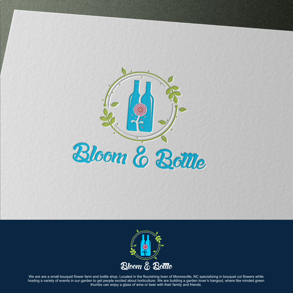 Design by Betta_rx titled "bloom and bottle"