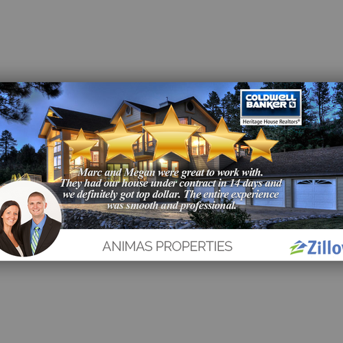 Create A Zillow 5 Star Agent Banner Ad For Facebook Retargeting