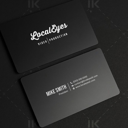 Video Marketing Agency Business Card Design Business Card Contest 99designs