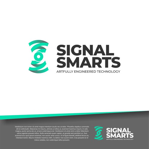 Design a Modern, Geometric Logo for Signal Smarts: We are Network and Wireless Technology Artists!! Design réalisé par AdiGun