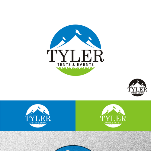 Create a Tent & party logo for Tyler Tents & Events Design by BL4CKMOR3™