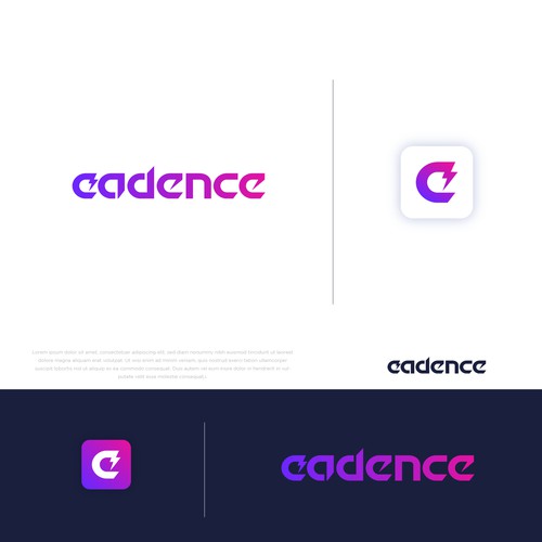 Logo for "Cadence" Marketing Agency! Design by reza007