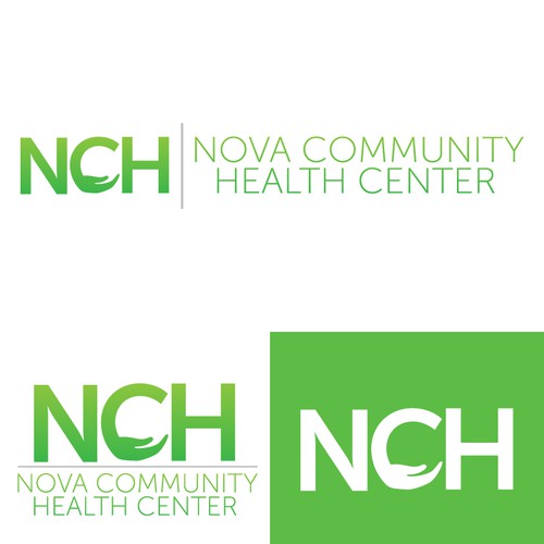 logo for NCH Northern Virginia Community Health Diseño de minucosminu